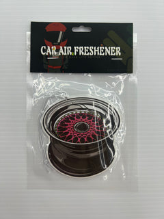 Decorative wheel design car air freshener-1