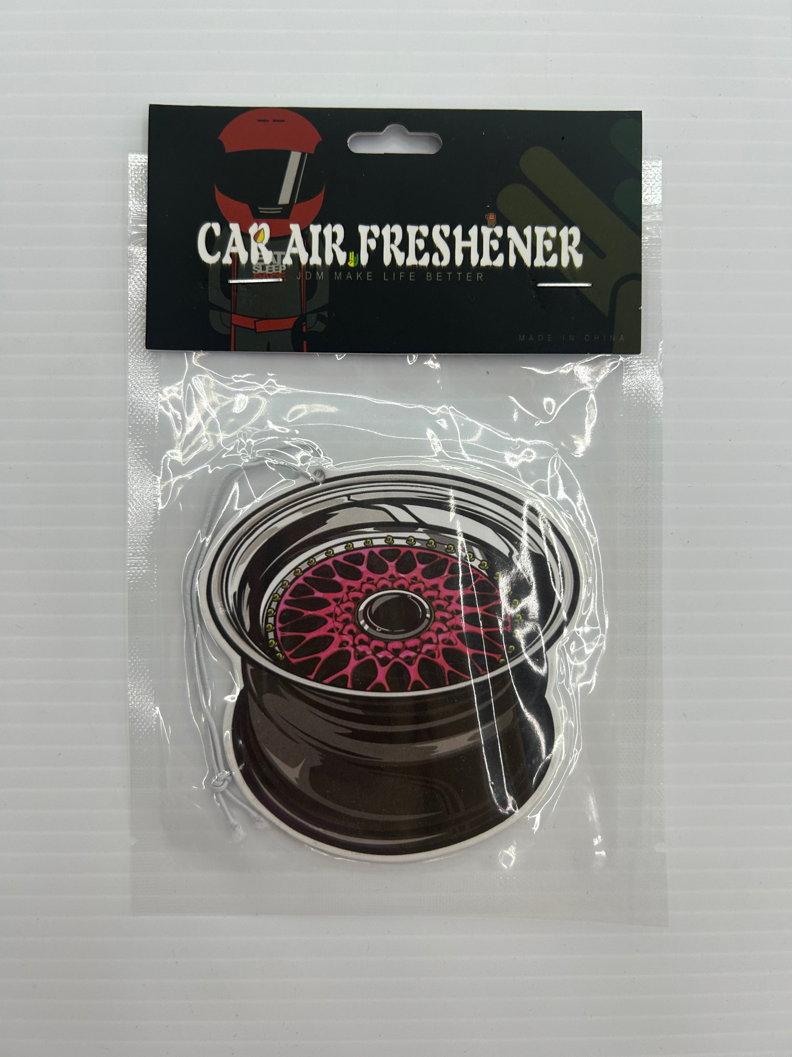 Decorative wheel design car air freshener