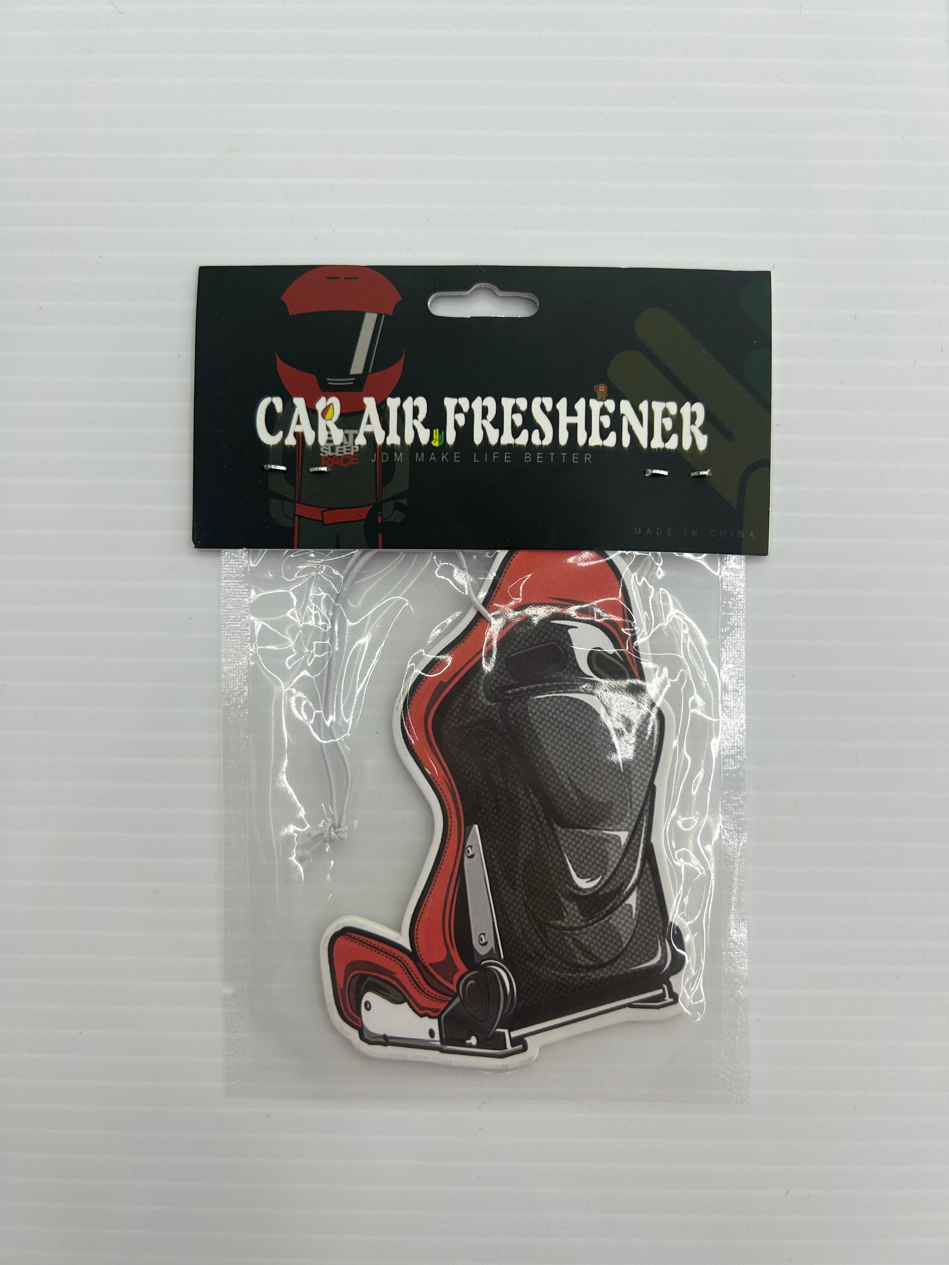 Decorative racing seat car air freshener