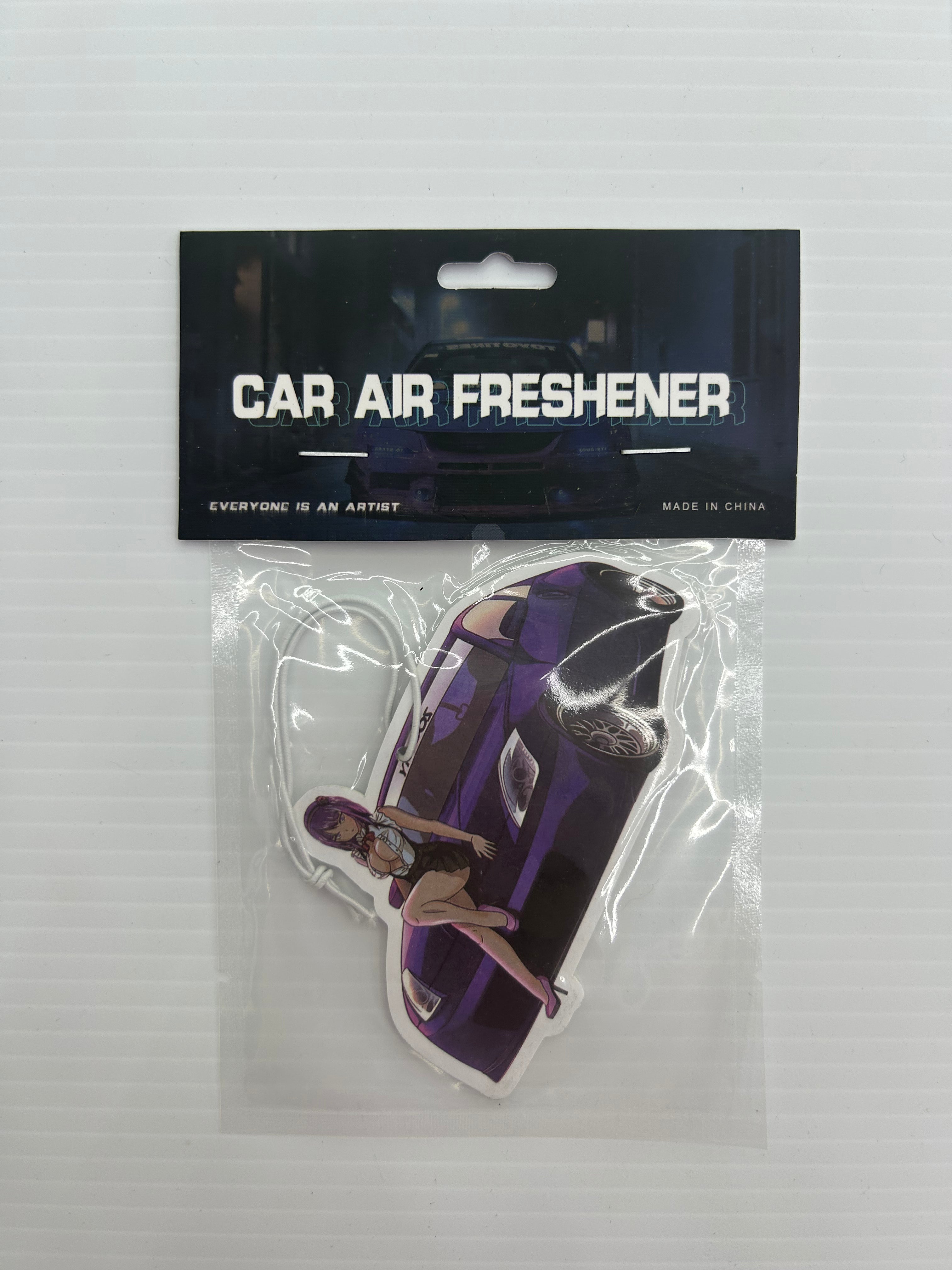 Decorative  purple sports car air freshener