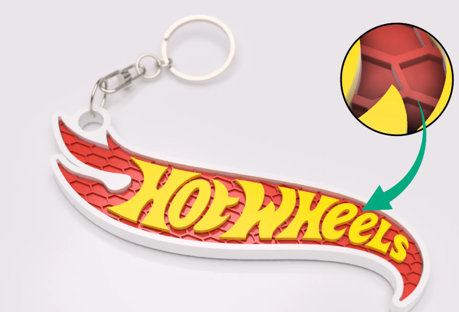 Hot Wheels Keychain