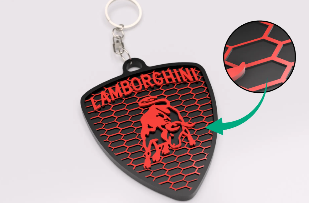 Lamborguini Keychain