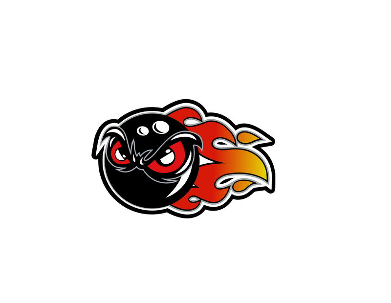 Fire Ball sticker 3x2-1
