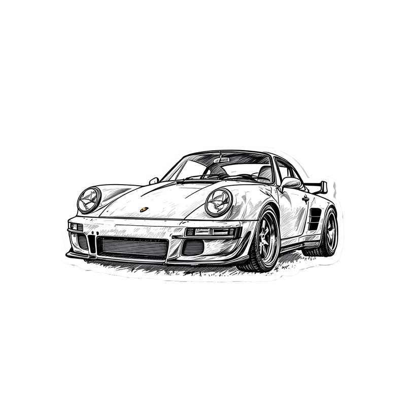 Porsche Carrera 3 Stciker 4x2-1