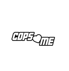 Cops love me Sticker 4x2-1