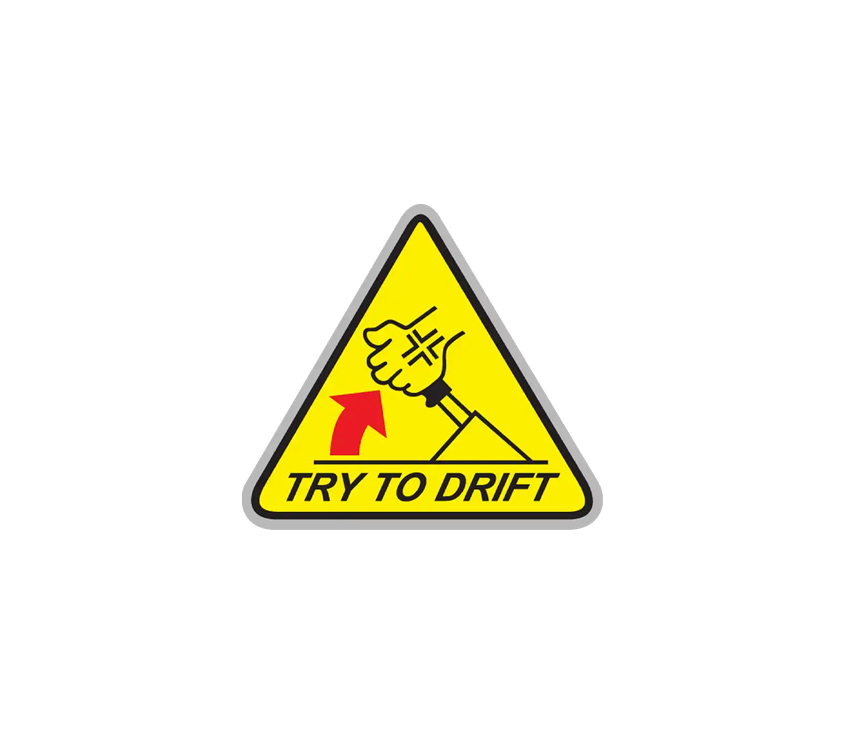 Drift 3 Sticker 4x3
