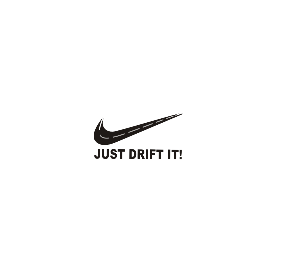 Just Drift Sticker 4x3