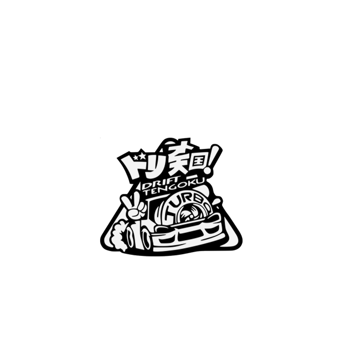 Drift Tengoku Sticker 4x3