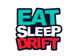 Eat, Sleep, Drift Sticker 4x4-1
