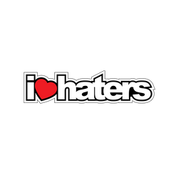 I love Haters2 Sticker 4x1-1