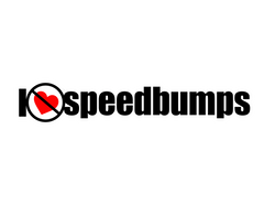 I love speedbumps Sticker 5x1-1