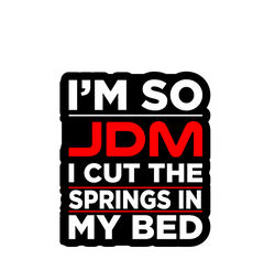 Im so JDM Sticker 4x3-1