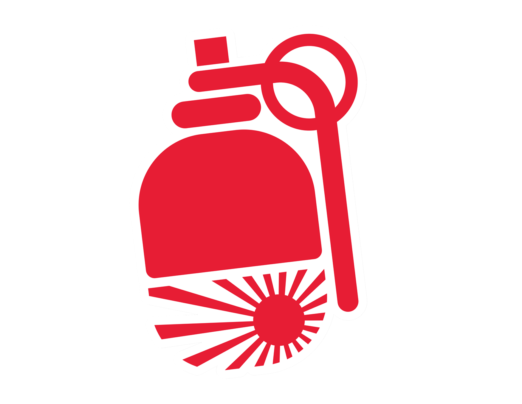 Japan Granade Sticker 4x3