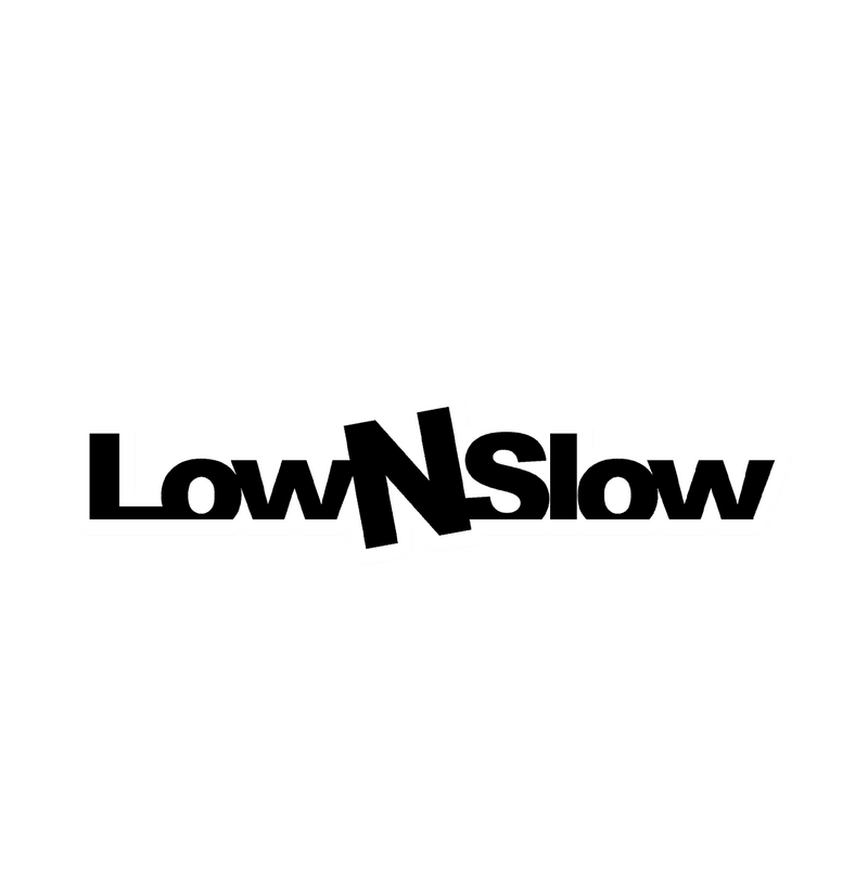 Low and Slow Sticker 5x2-1