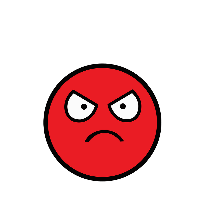 Mad Face Sticker 3x3-1