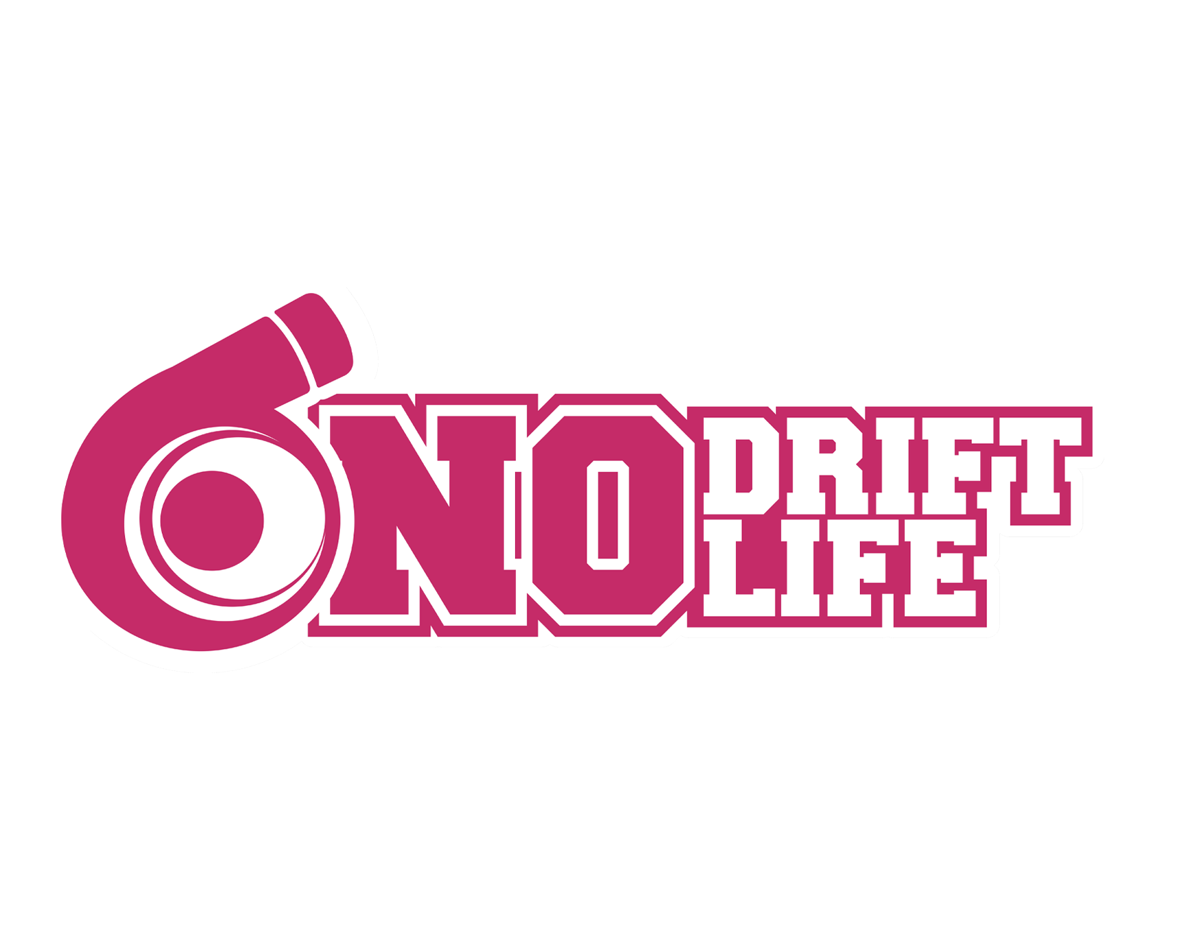 No drift no live Sticker 5x2