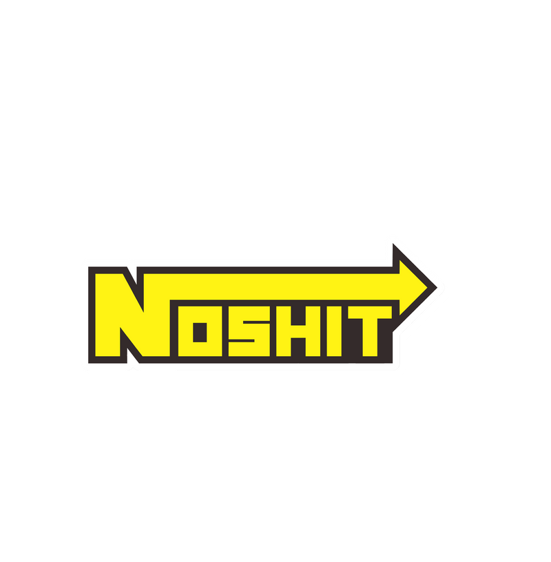 Noshit Sticker 4x2-1