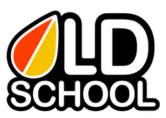old school Sticker 4x3-1
