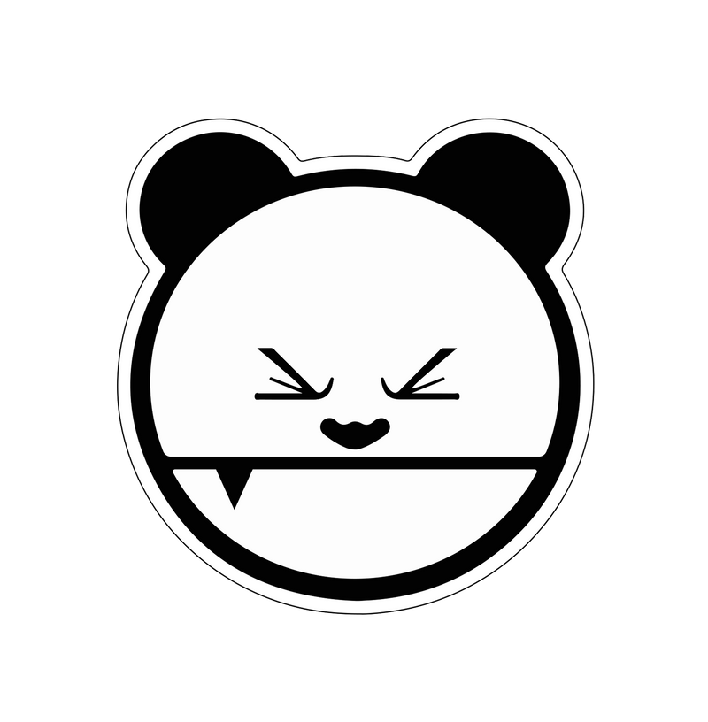 Mad Panda Sticker 4x4-1