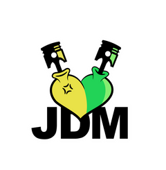 JDM Piston Sticker 4x3-1